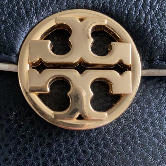 Tory Burch Duet Chain Convertible Shoulder Bag black New Ivory - Picture 3 of 13